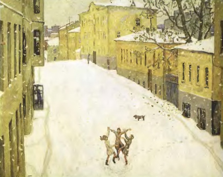Compoziție pe tabloul lui Popov, prima clasă de zăpadă 7