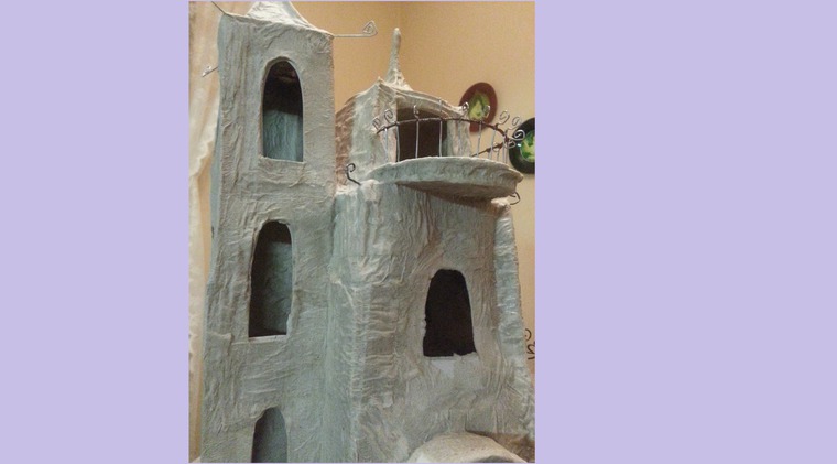 Створюємо будиночок-нічник з пап'є-маше - ярмарок майстрів - ручна робота, handmade
