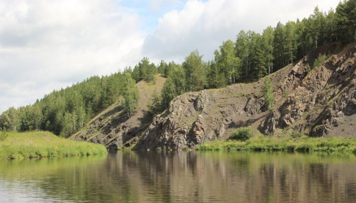 Rafting a folyón Iset - mi Ural