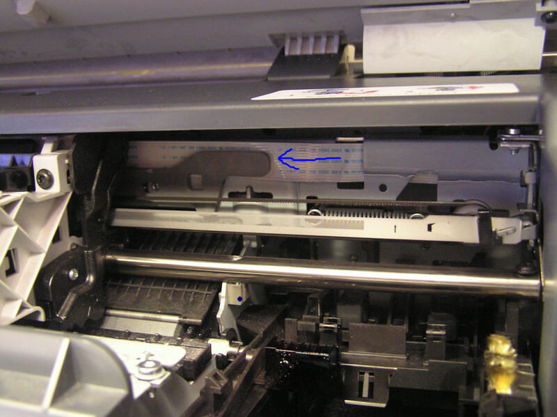 Baterea în caruciorul imprimantei - ce înseamnă asta