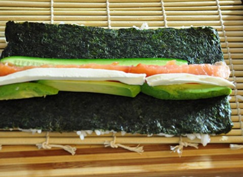 Lava maki sushi recept