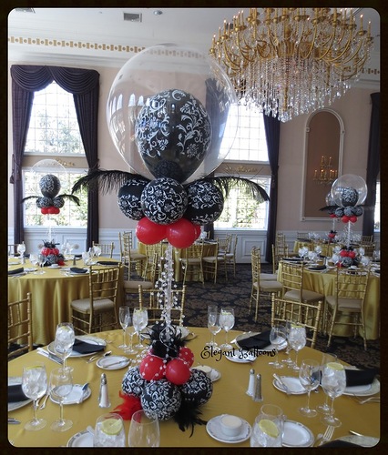 Nunta in stil - Oscar - decorare nunta - baloane de club