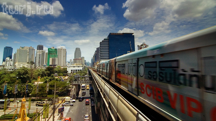 Таїланд, скайтрейн - небесний поїзд -, Bangkok