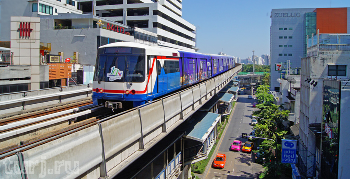Thaiföld gyorsvasút - Sky Train - Bangkok