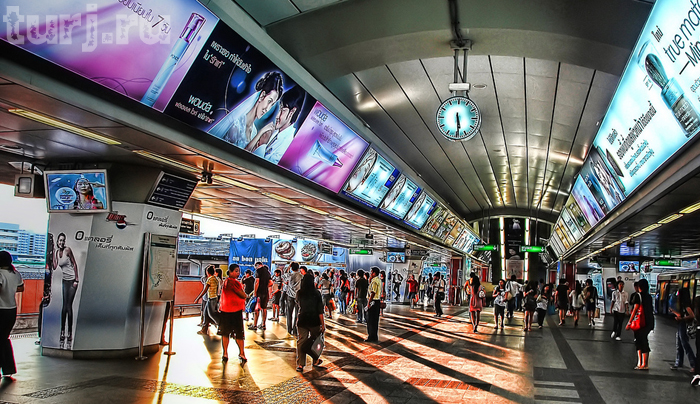 Thailanda, skytrain - trenul ceresc - Bangkok