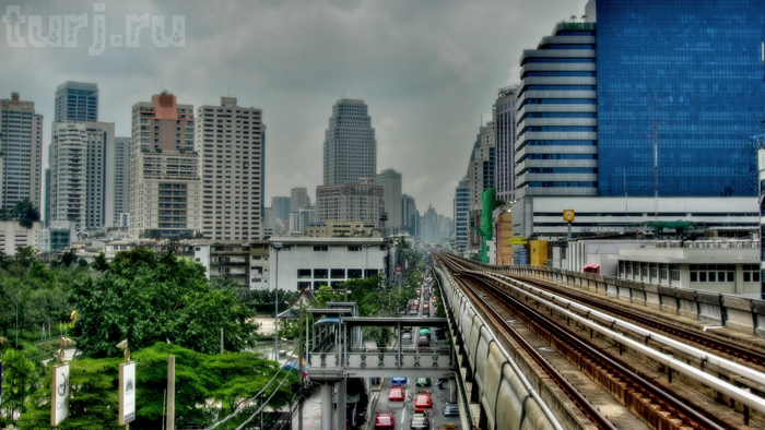 Таїланд, скайтрейн - небесний поїзд -, Bangkok