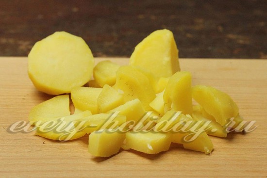 Tortilla de cartofi cu ciuperci, rețetă cu o fotografie