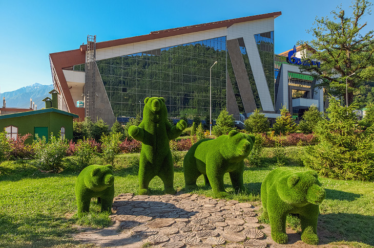 Дивовижні зелені скульптури сочинського парку, fresher - найкраще з рунета за день!
