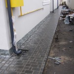 Montarea de plăci de trotuar (Fehm) la Kiev