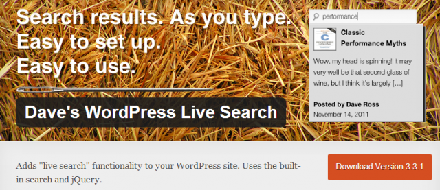 Am îmbunătățit căutarea pe site-ul wordpress 7 plug-in-uri gratuite