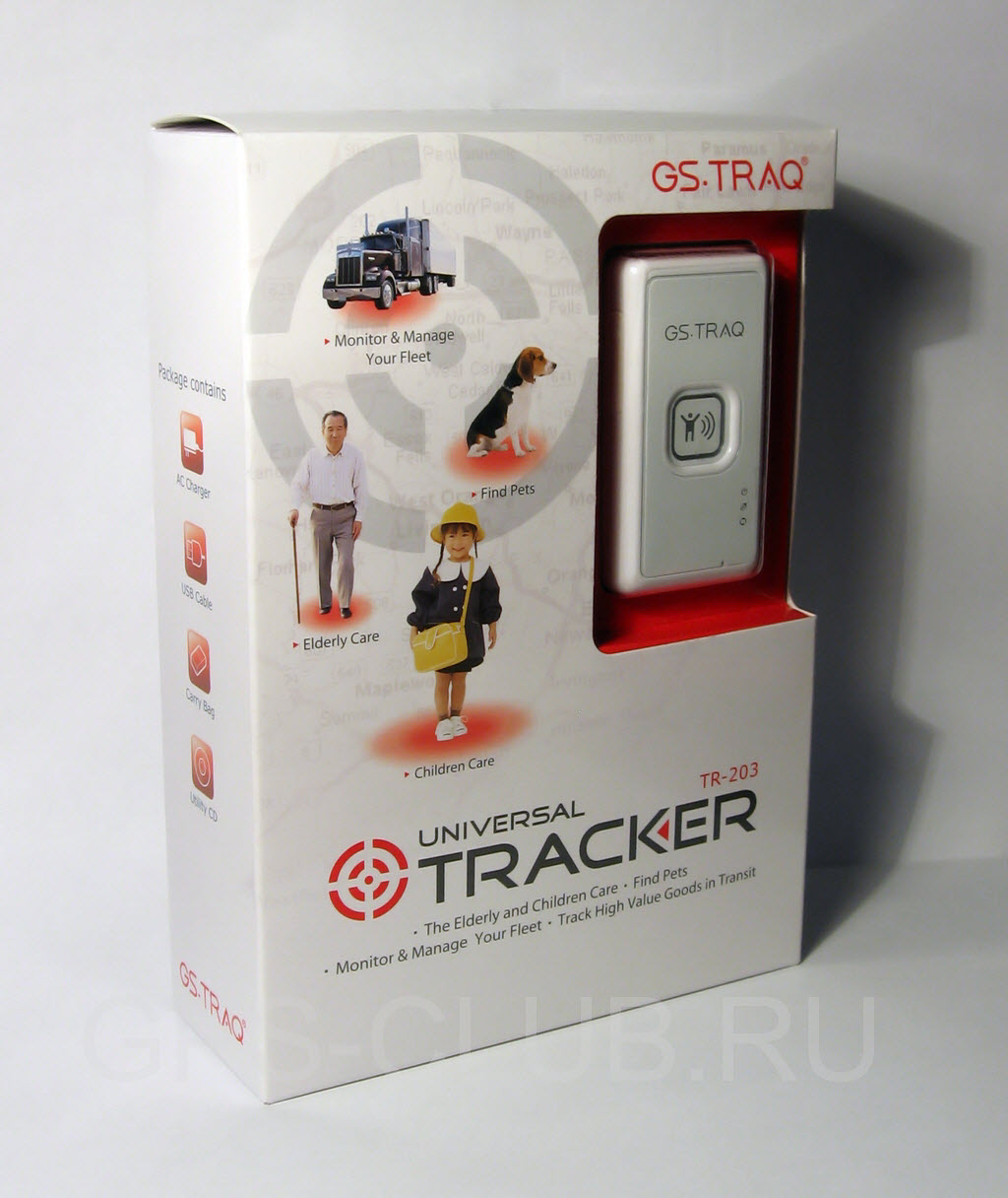 Universal tracker GPS tr-203 vedere din partea de practică