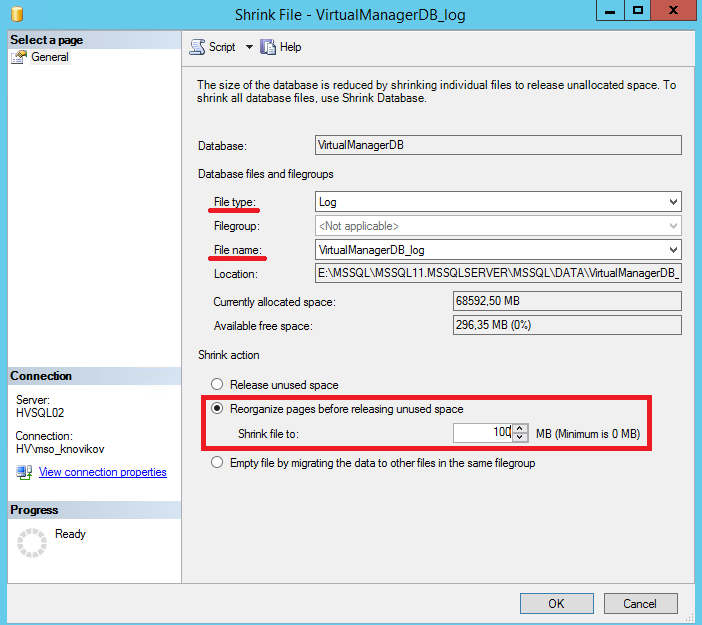 Cuts (zsugorodik) bejelentkezik SQL Server 2012