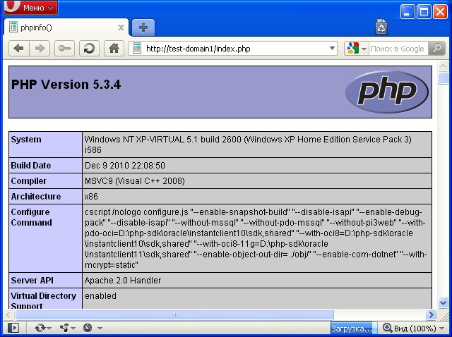 Урок 6 встановлення та налаштування інтерпретатора php