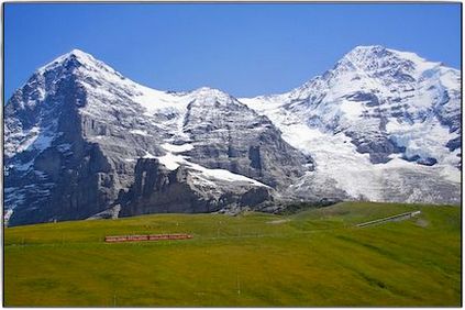 Top of Europe „- az állomás Jungfraujoch (Svájc)