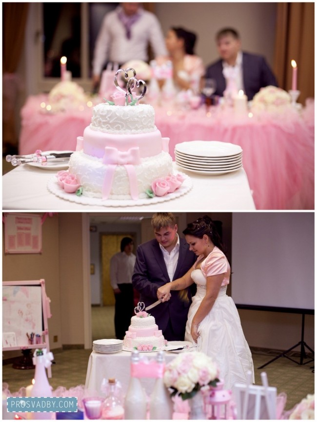 Хенд-мейд і легкий формат весілля в рожевому кольорі ольги і євгенія