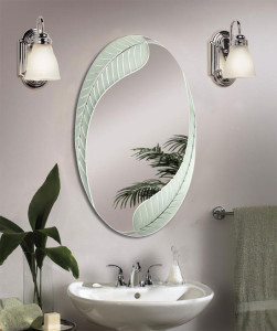 Fürdőszoba tükör kiválasztása és telepítése jellemzői