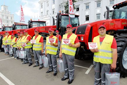 10 енергонасичених тракторів «білорус-3522» отримала вітебська область від мтз