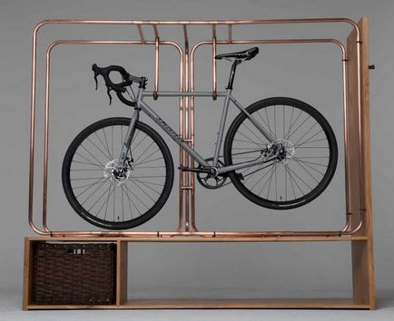 14 Elegáns akasztók, polcok tárolására kerékpárok a lakásban