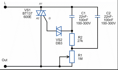 5 Diagrame de montaj ale unui dimmer auto-produs