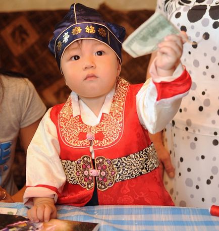 Асянді - перший день народження у корейського дитини, світ очима мами
