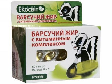 Борсуковий жир шкода, користь, як застосовувати