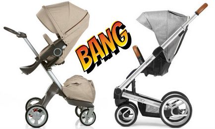 Battle stokke stroller împotriva mutsy