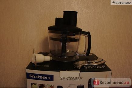 Blender Rolsen sm-700mfsp - «turmixgépben Rolsen (könnyen emelje meg a shake) Blender Rolsen sm-700mfsp - «turmixgép Rolsen