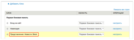 Блок останні новини, створення розділу сайту drupal