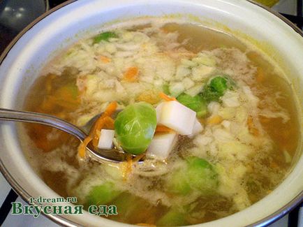 Страви з брюссельської капусти - рецепт супу з брюссельської капусти - смачна їжа