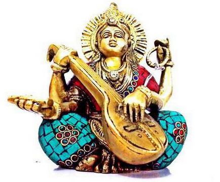 Istennő Saraswati mantra, Yantra és a tudás a hindu istennő