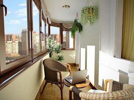 Великий балкон у квартирі фото ідеї інтер'єрів