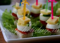 Бутерброди на день народження прості і смачні рецепти з фото