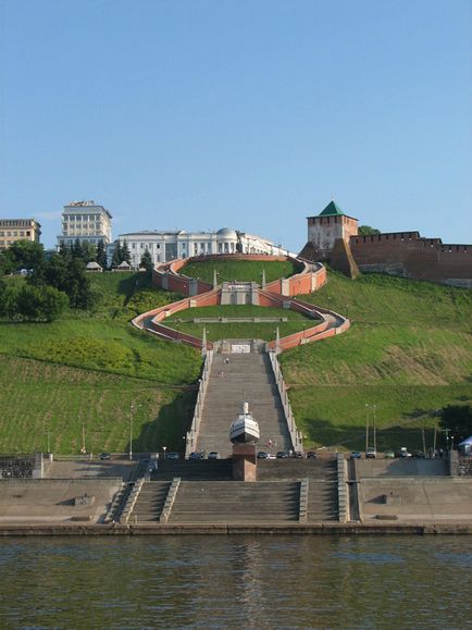 Scara Chkalovskaya în Novgorodul inferior