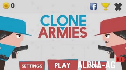 Clone armies (clone armies) - descărcați jocul hacked pe Android