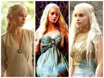 Crossfashion csoport - a képet a sorozatból Daenerys - Game of Thrones ruha, frizura, smink, videó