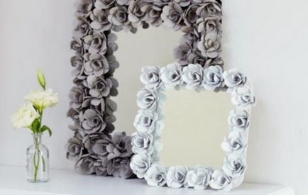 Oglinzi decorate cu flori