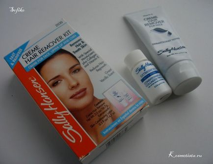 Делікатне рішення делікатної проблеми - sally hansen creme hair remover kit for face, upper lip