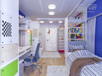 Дитяча кімната дизайн ремонт стилі інтер'єру фото рекомендації оформлення і зонування
