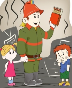 Copiii despre siguranța la foc
