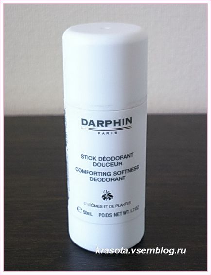 Дезодорант darphin comforting softness dedorant відгук, angelika 2009 blog