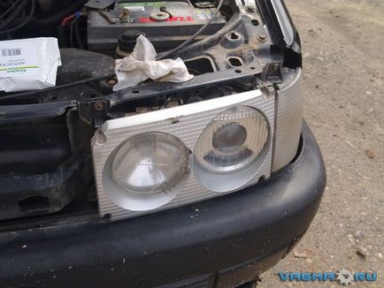 Dispozitive de iluminare cu diode pentru mâinile proprii ale lui Audi 80