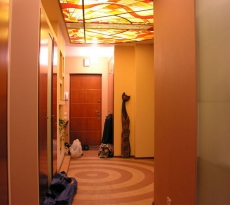 Tervezés folyosó Hruscsov belsővel és fotók