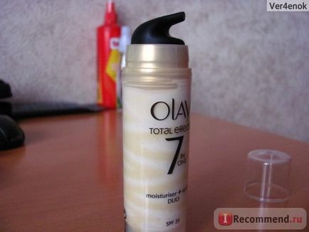 Денний зволожуючий крем-сироватка для обличчя olay total effects 7 in one spf 20) - «для мене на