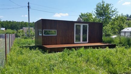 Casa-container, ca o alternativă la cabana de vară obișnuită (32 fotografii) - trinitate