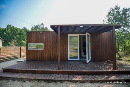 Casa-container, ca o alternativă la cabana de vară obișnuită (32 fotografii) - trinitate