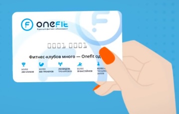 One-time card de fitness onefit