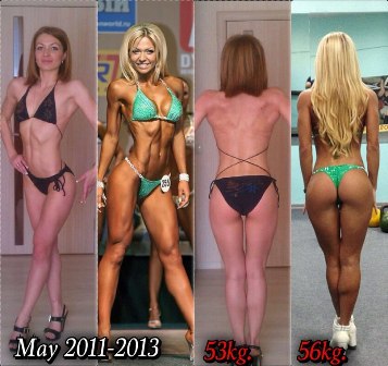 Catherine Usmanov előtt és után, hogy a megnövekedett nyilatkozat fitness modell