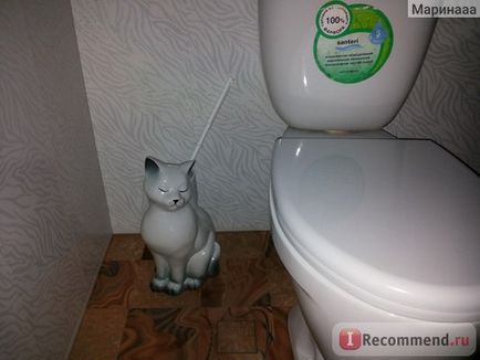 Йоржик для унітазу кіровський Будфарфор кішка - «кішечка - йоржик для унітазу! Оригінальна і корисна
