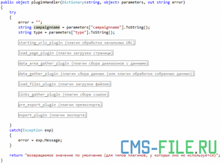 Faq pe parserul de informații datacol - toate pentru diferite motoare și cms