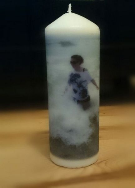 Фотографія на свічці